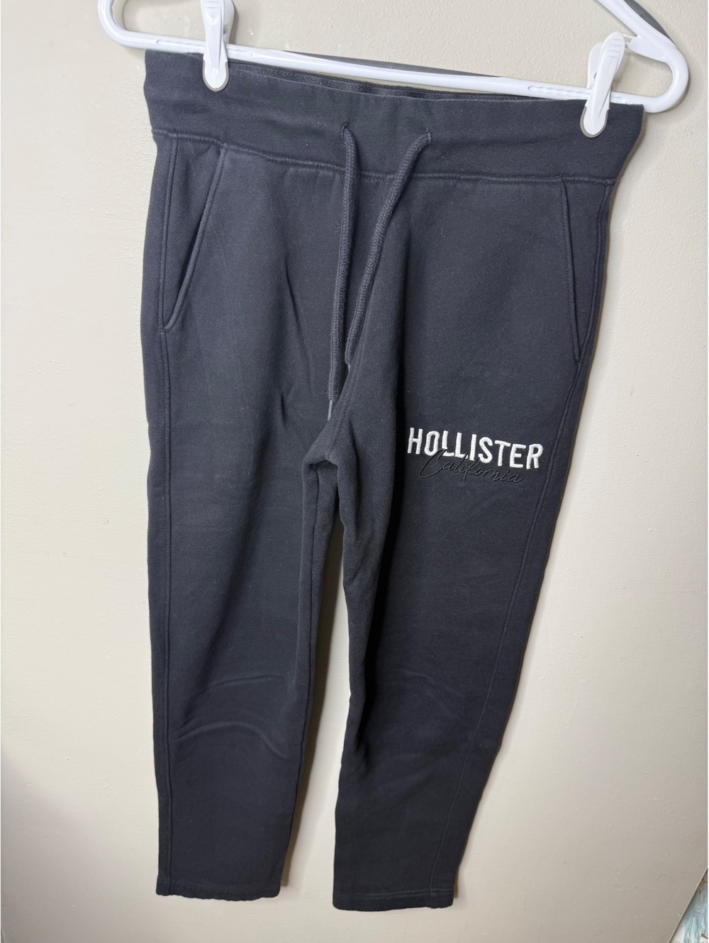 Hollister California Black Jogger Sweatpants - Men's Size XS